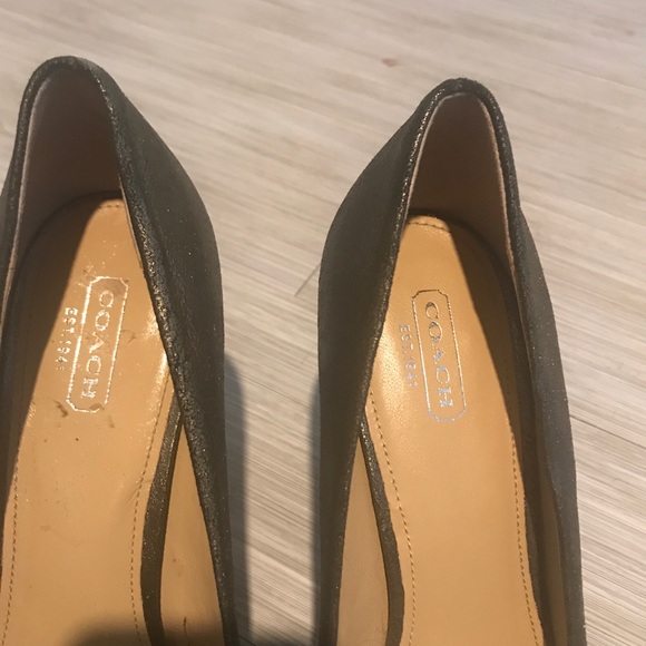 Coach Silver Heels 10 EUC - Picture 3 of 7